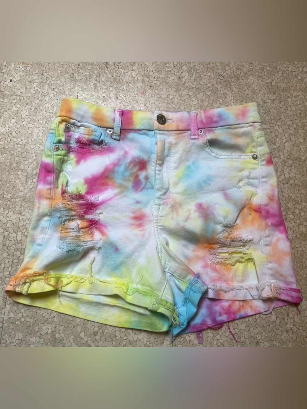 Tie Dye American Eagle Shorts